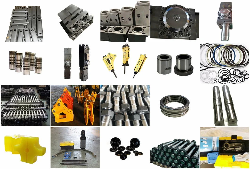Power Tools Rammer Hydraulic Breaker Demolition Hammer Cthb Hydraulic Breaker Hammer Cylinder Chisel Spare Parts